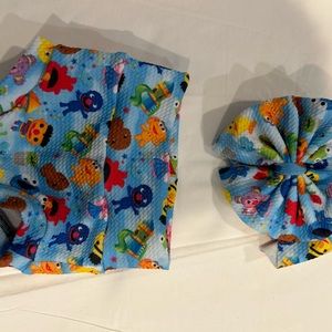 Sesame Street baby bummy set for baby girl size 0 to 3 months